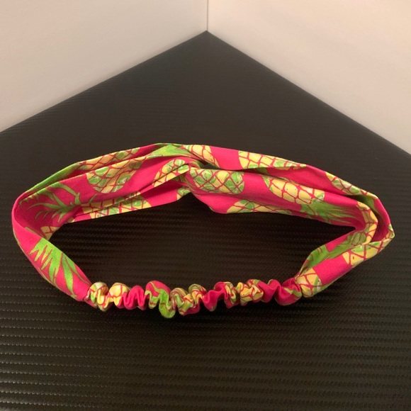 Tropical Pineapples Turban Style Headband - Picture 5 of 5